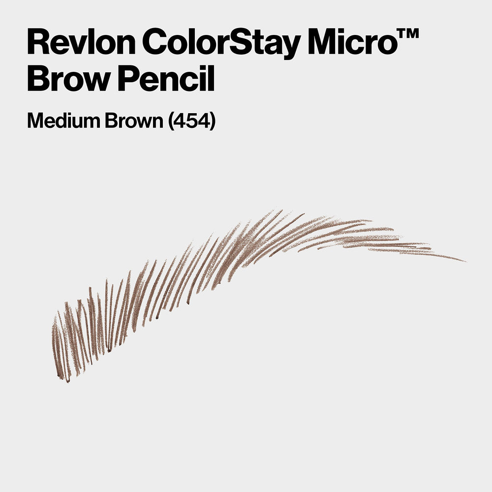 Revlon ColorStay micro tip closeup creates precise hair-like strokes benefit