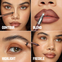 Revlon ColorStay Off Roading swatch stroke on skin demonstrating creamy glide