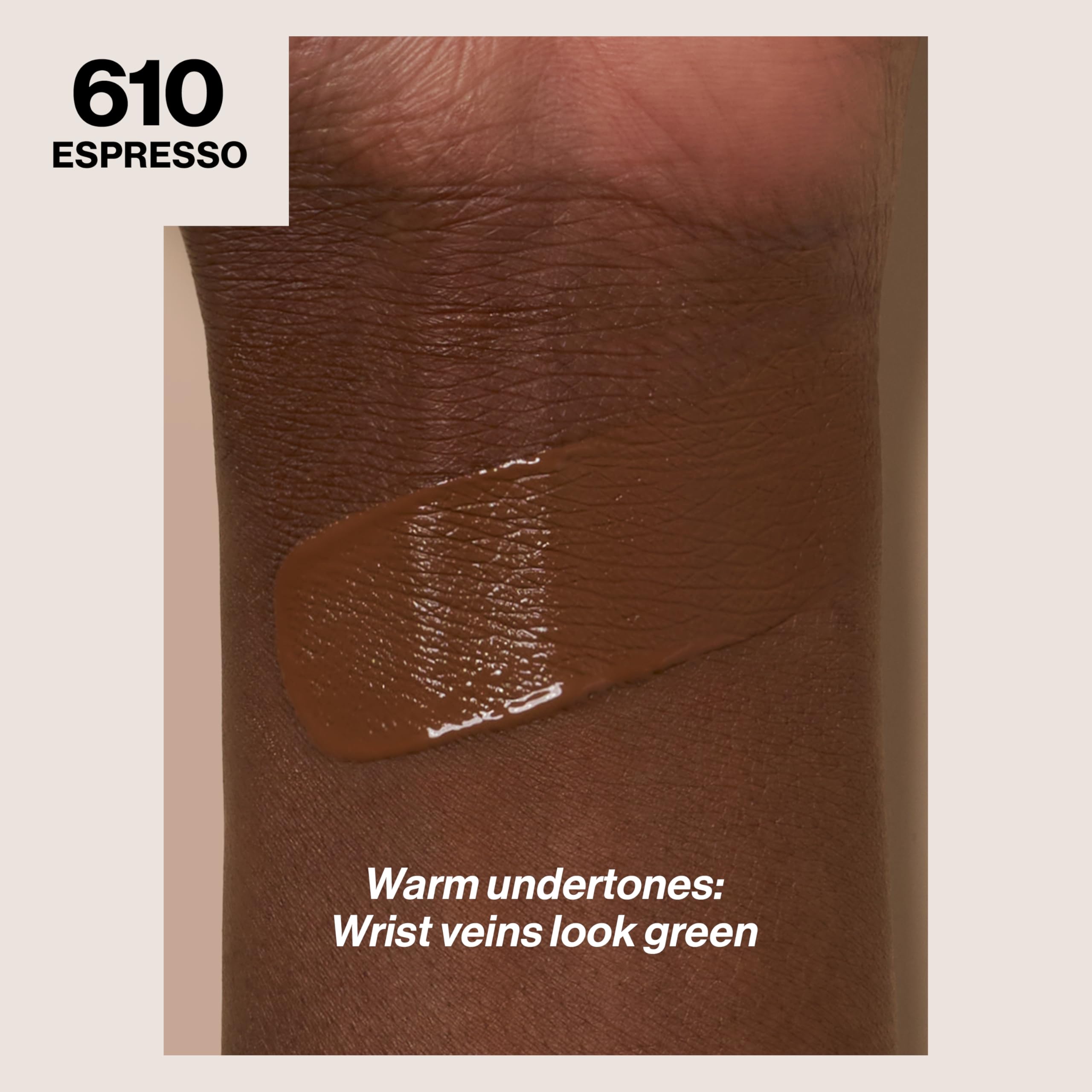 Revlon ColorStay open nozzle showing smooth liquid texture for even application