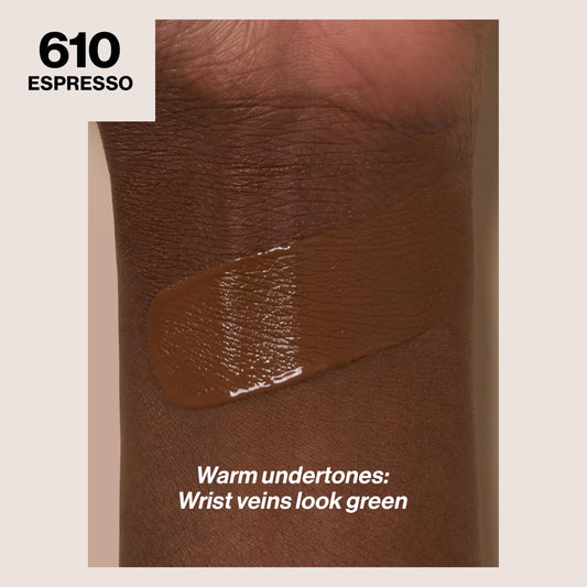 Revlon ColorStay open nozzle showing smooth liquid texture for even application