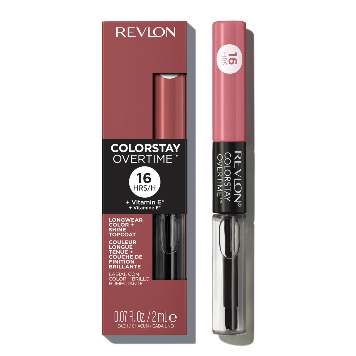 Revlon ColorStay front packaging showing dual-ended design and shade