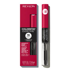 Revlon front packaging showing product and shade 480 Unending Red for bold color