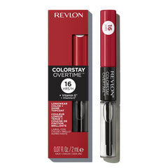 Revlon ColorStay Overtime front packaging showing product and shade