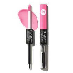Revlon ingredients label close-up emphasizing vitamin E benefit