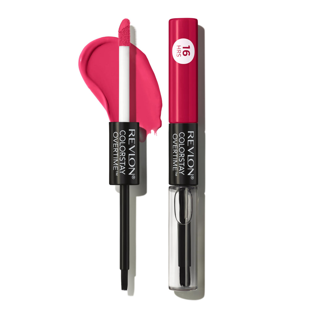 Revlon worn by model at night for a polished, long‑lasting evening look