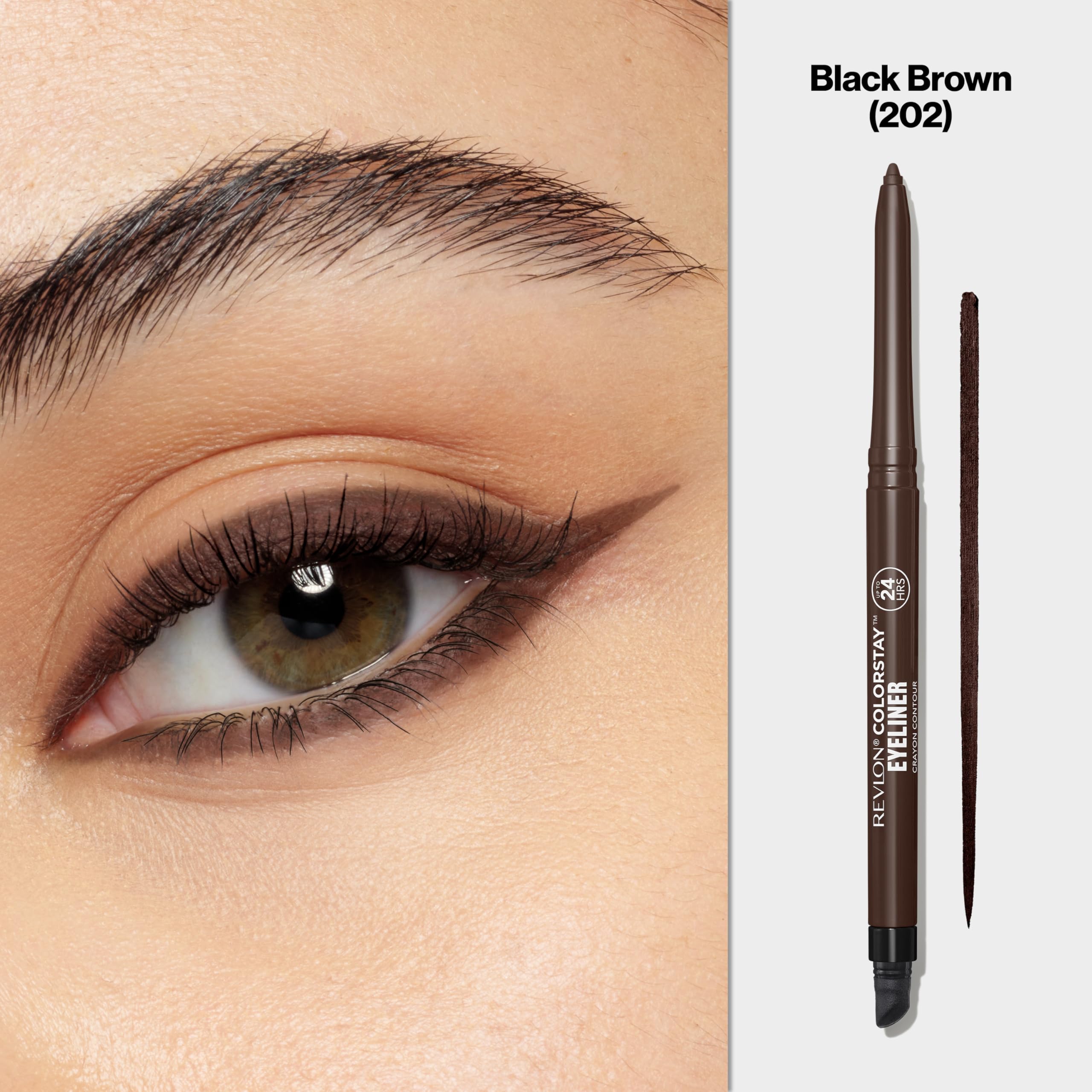 Revlon ColorStay visible built-in sharpener detail for precise tip