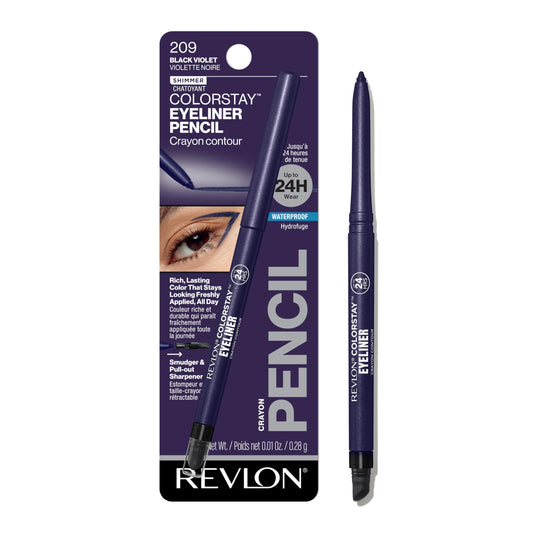 REVLON ColorStay pencil front packaging showing shade and benefits