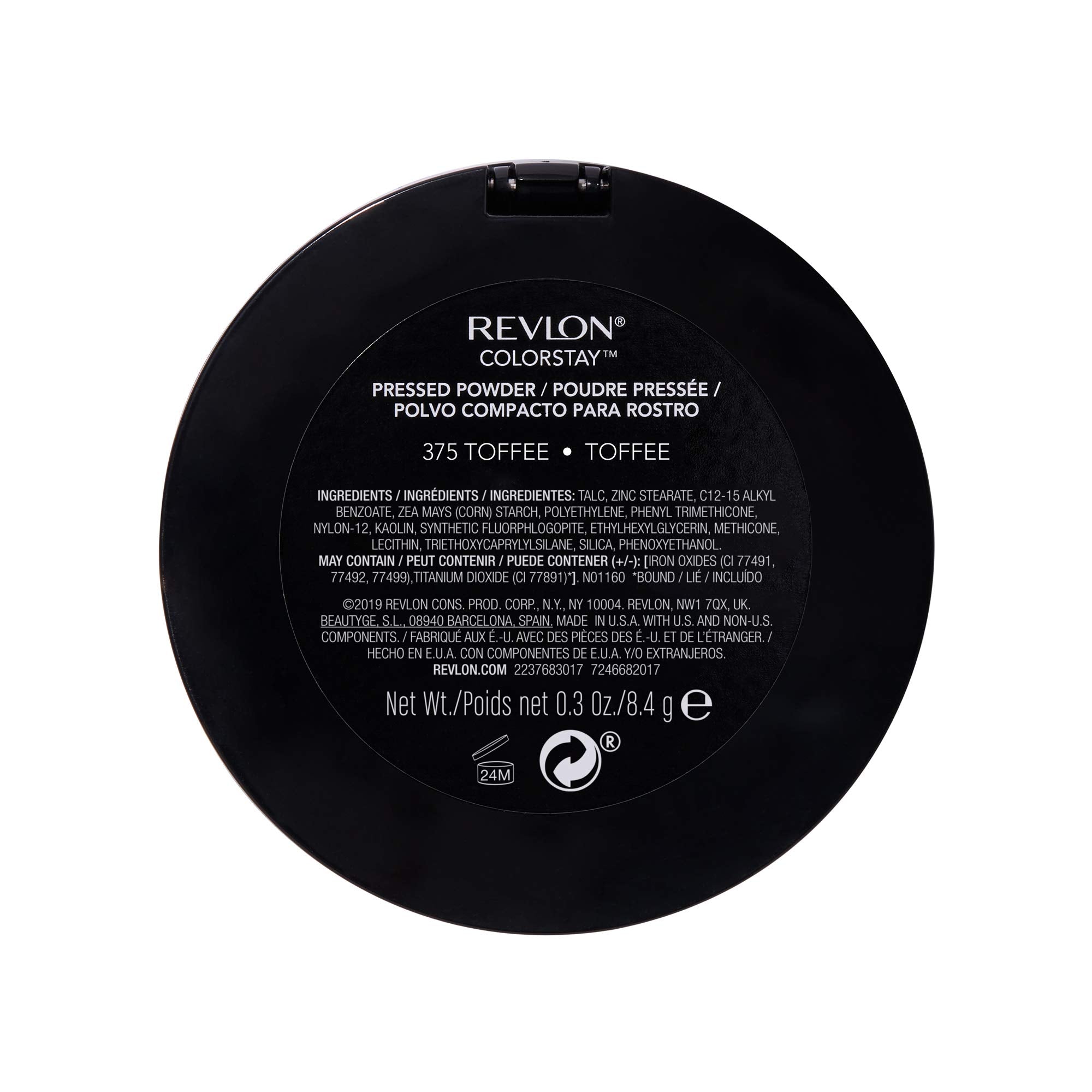 Revlon ColorStay swatch on model skin showing true-to-tone coverage benefit