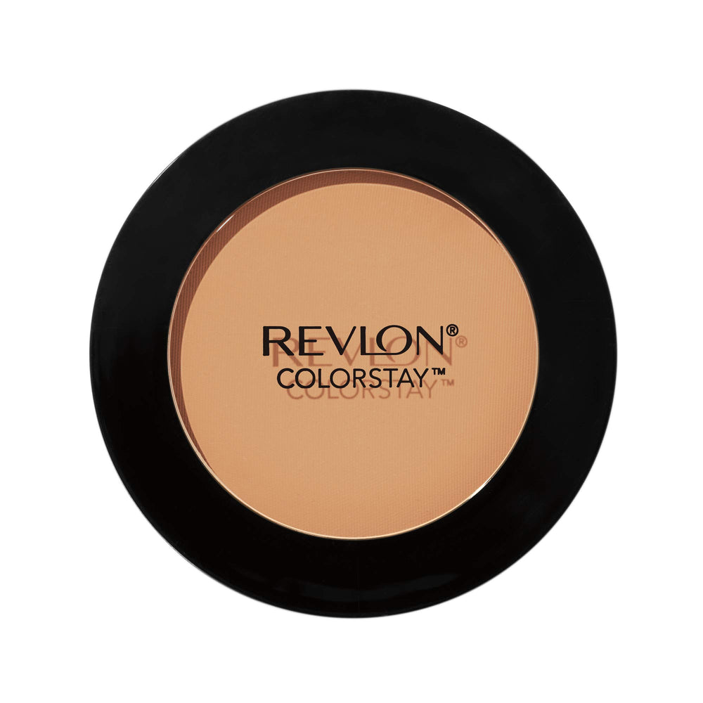 REVLON compact front view showing shade 850 Medium Deep and packaging benefit
