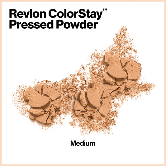 Revlon ColorStay close-up powder texture highlighting a smooth blendable finish