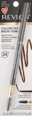Revlon ColorStay placed beside brow tools showing grooming convenience
