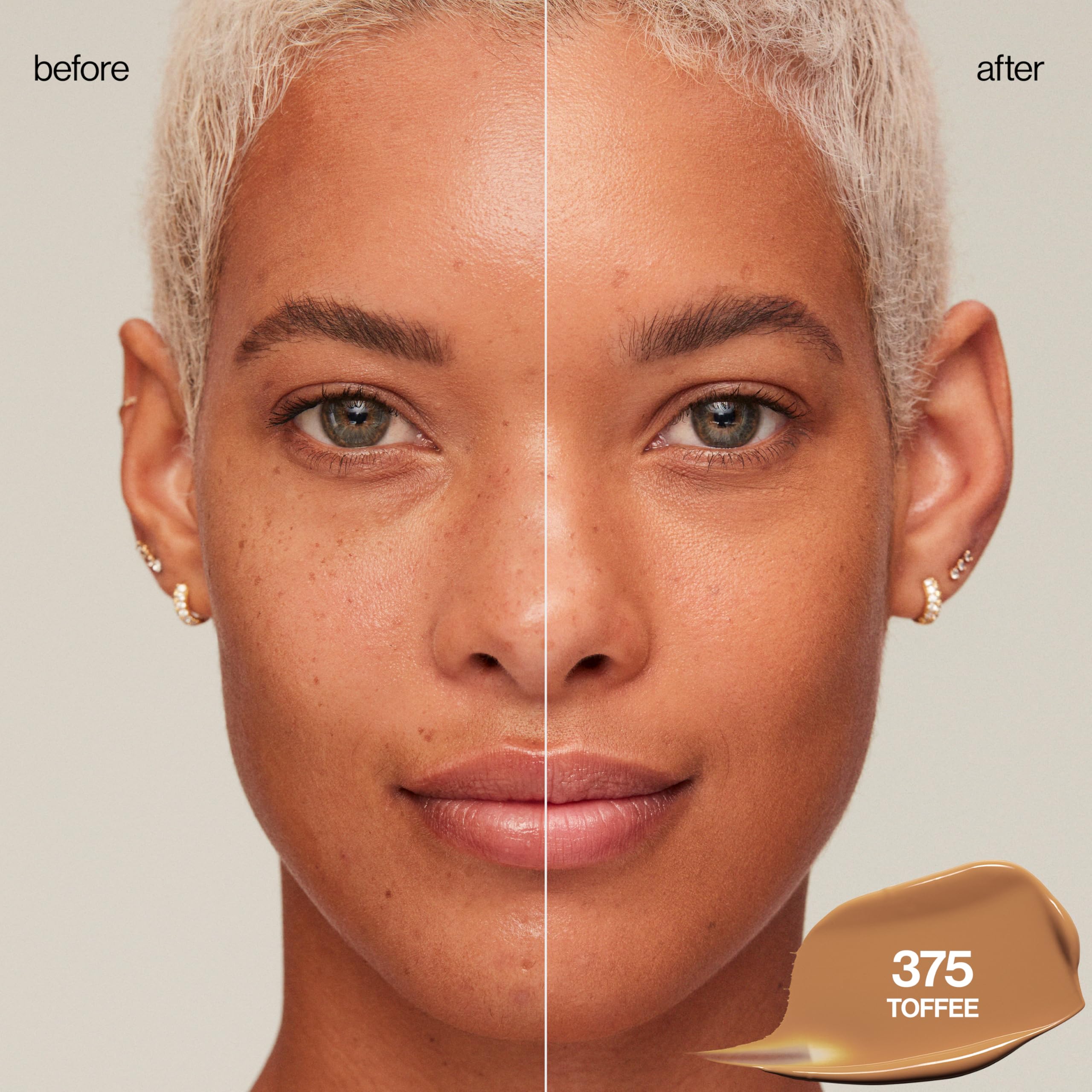 Revlon ColorStay pump dispensing 375 Toffee for controlled application benefit
