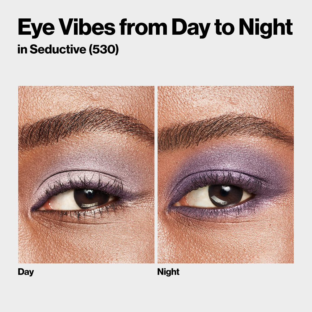 Revlon palette with brush demonstrating easy application and blendability benefit