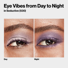 Revlon palette with brush demonstrating easy application and blendability benefit