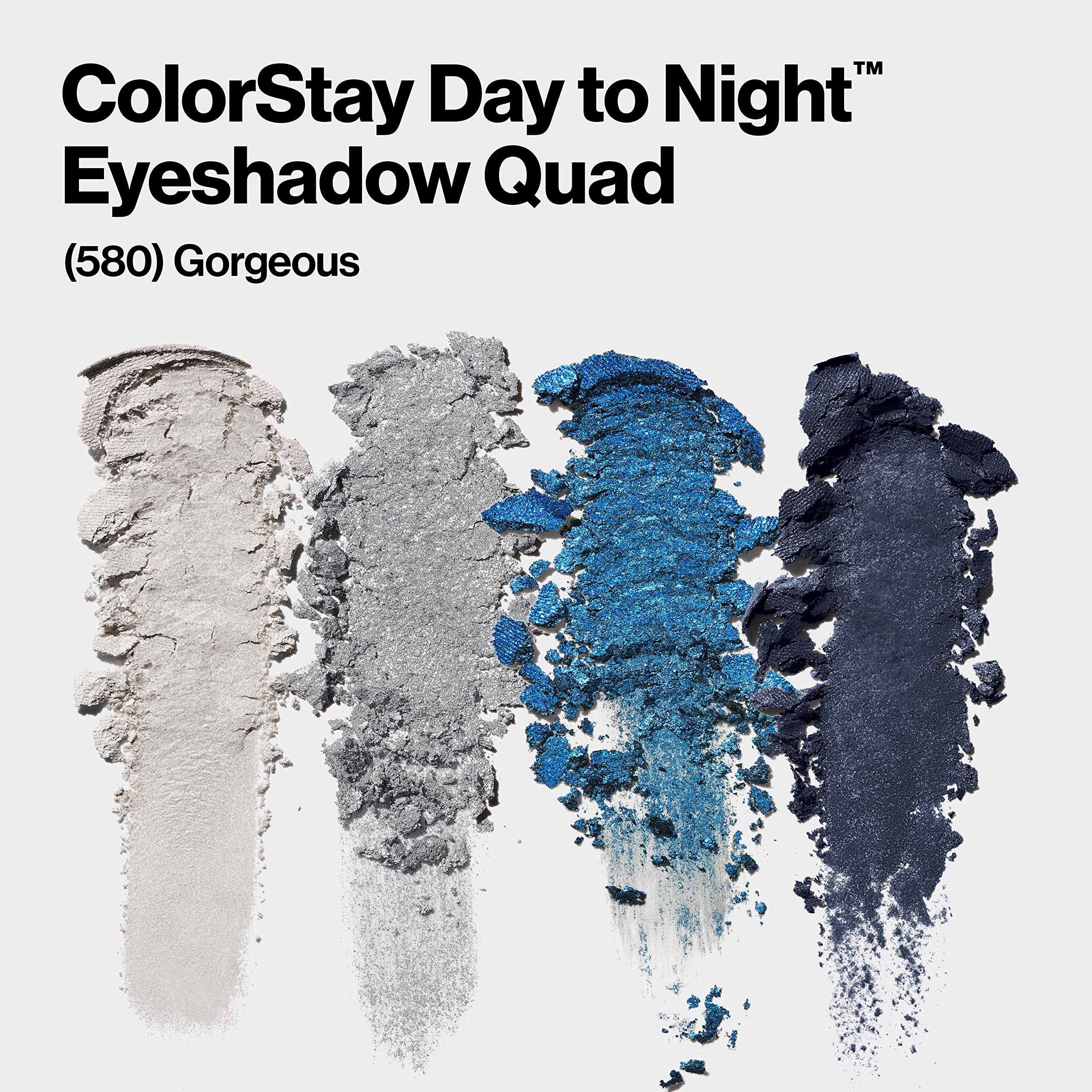 REVLON ColorStay quad open pans showing four coordinated shades for transition