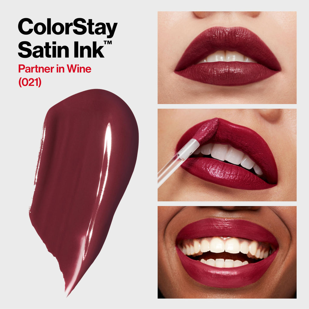 Revlon ColorStay Satin Ink applicator closeup for precise lip lining