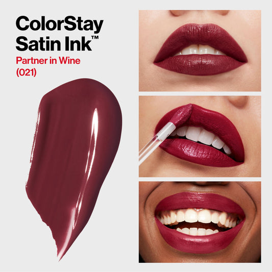 Revlon ColorStay Satin Ink applicator closeup for precise lip lining
