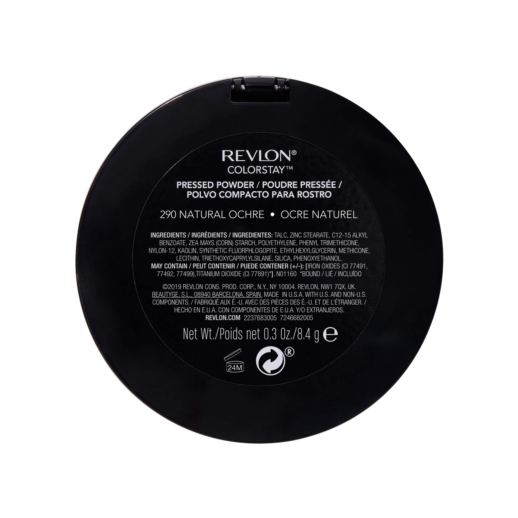 Revlon compact in hand showing size and portability for everyday use