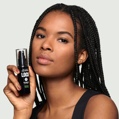 Revlon bottle on vanity displaying product readiness benefit