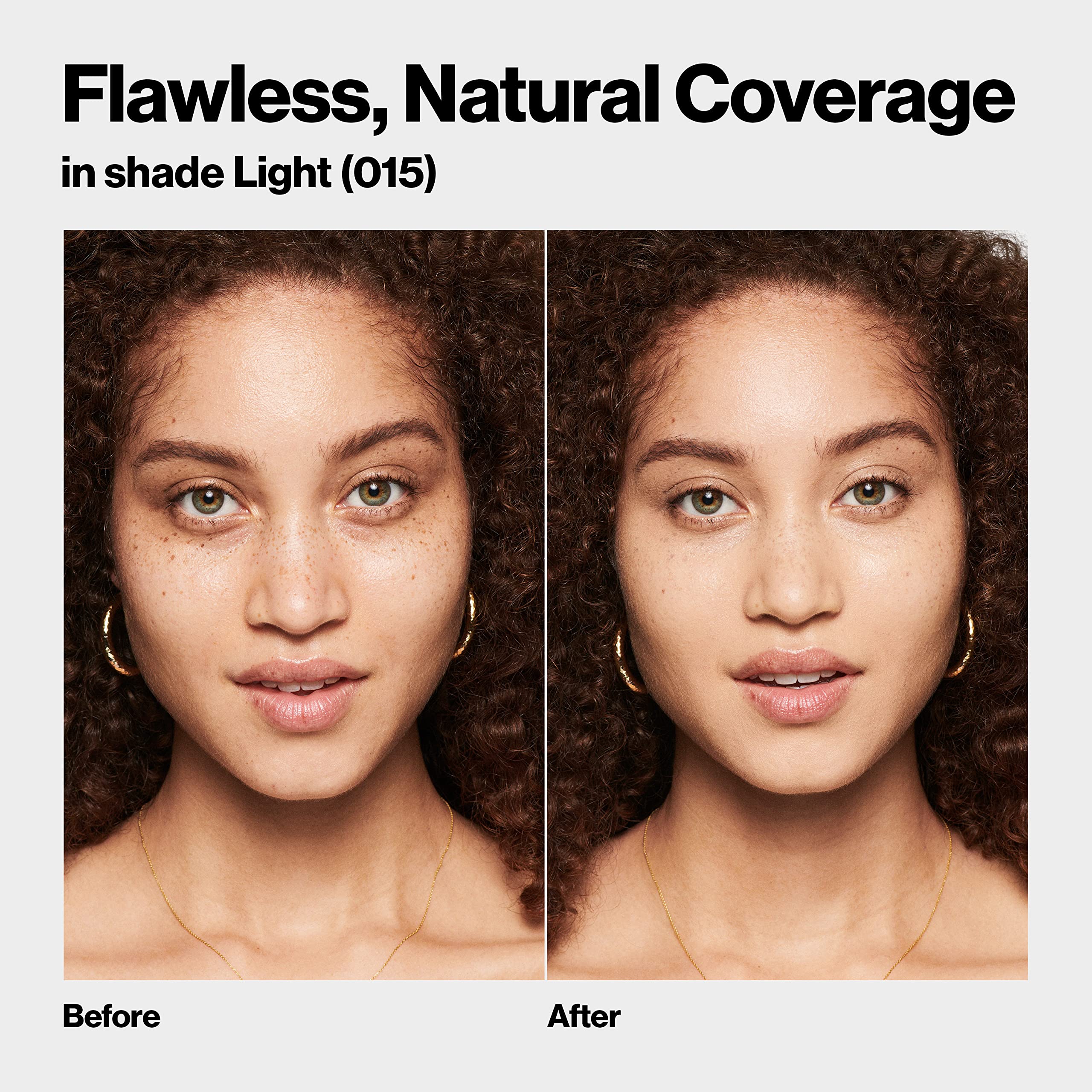 Revlon cap and label closeup highlighting ingredient and claim