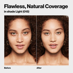 Revlon cap and label closeup highlighting ingredient and claim