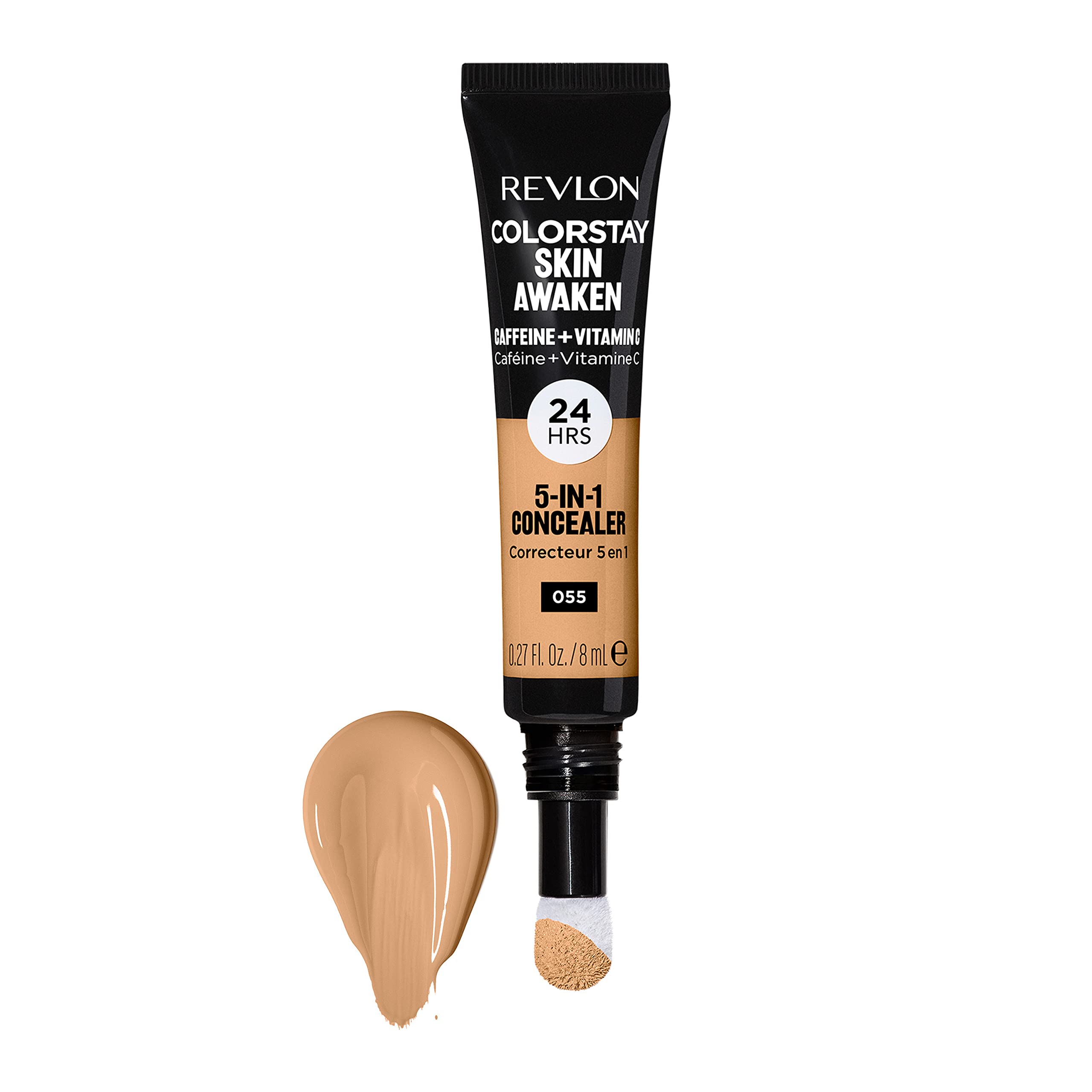 Revlon ColorStay Skin Awaken creamy texture swatches demonstrating blendable coverage benefits