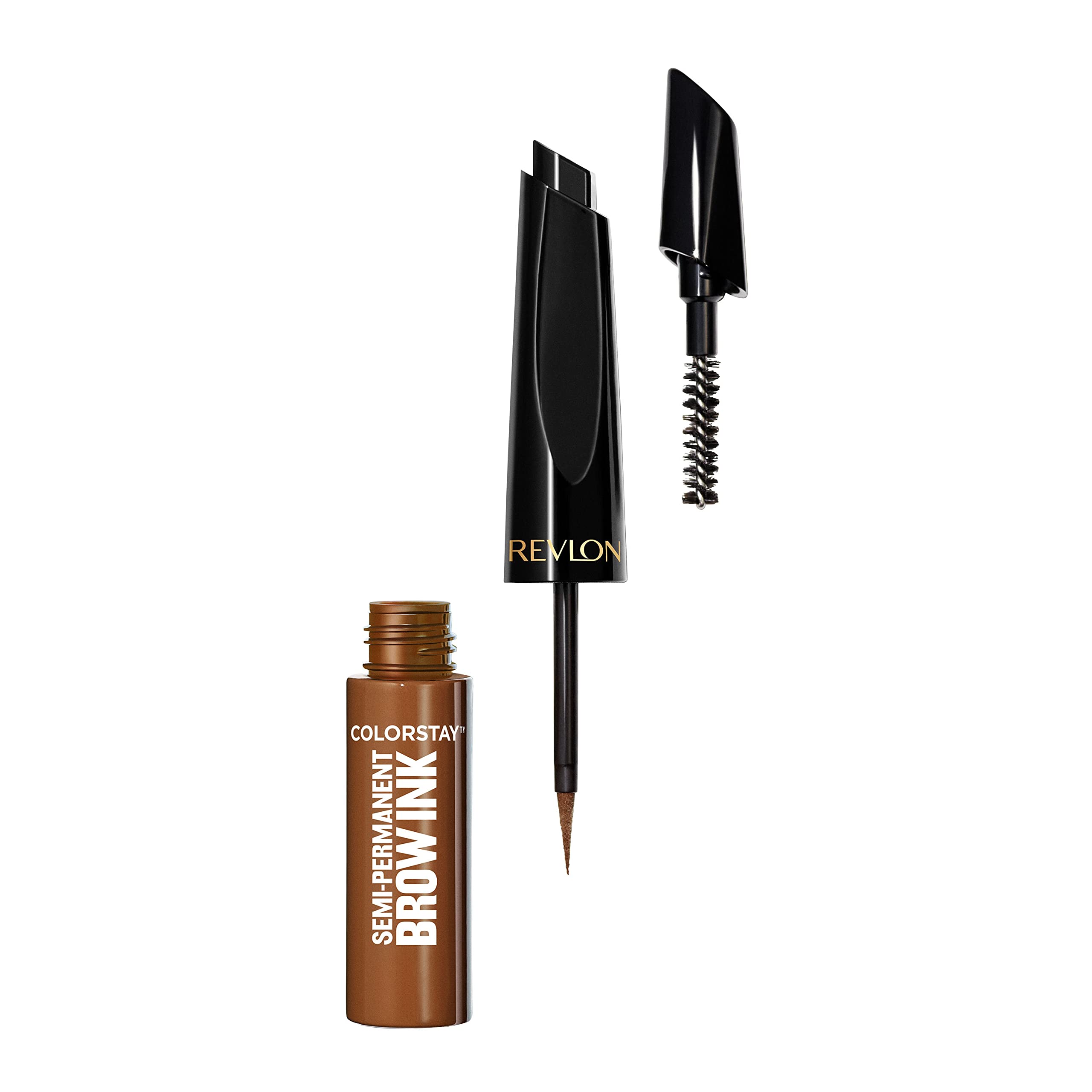 Revlon spoolie brush detail for blending and grooming brows benefit natural finish