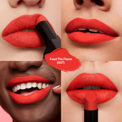 Revlon texture swatch on skin highlighting opaque pigment payoff