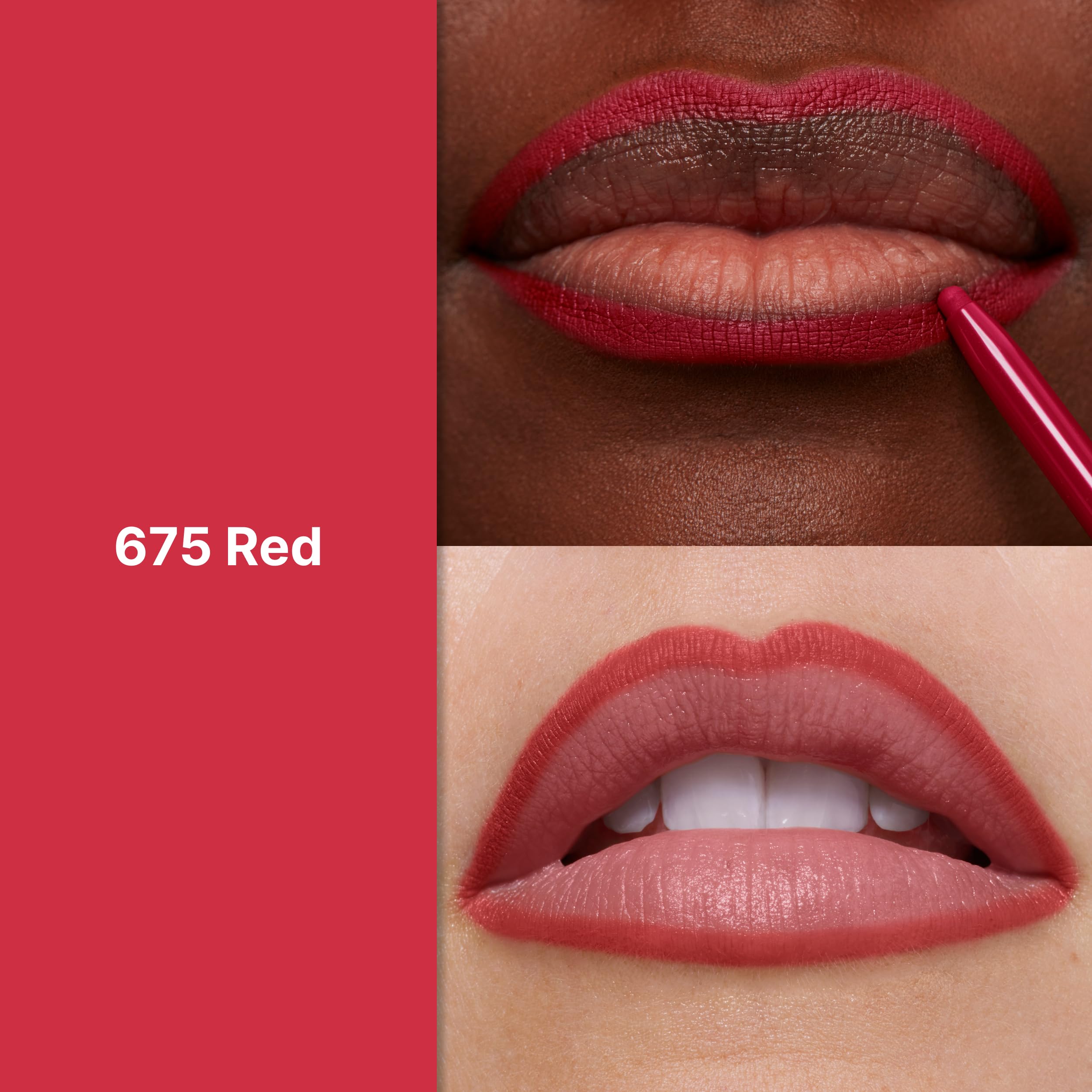Close-up of Revlon ColorStay tip texture showing smooth pigment for precise application