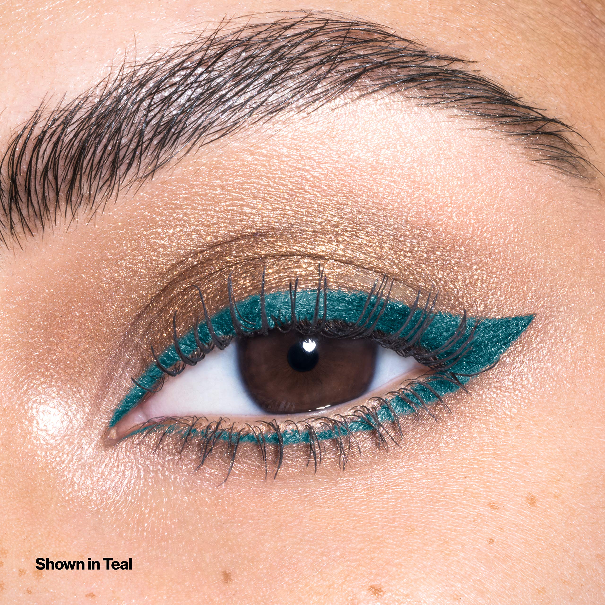 Revlon ColorStay texture comparison showing matte and shimmer finishes
