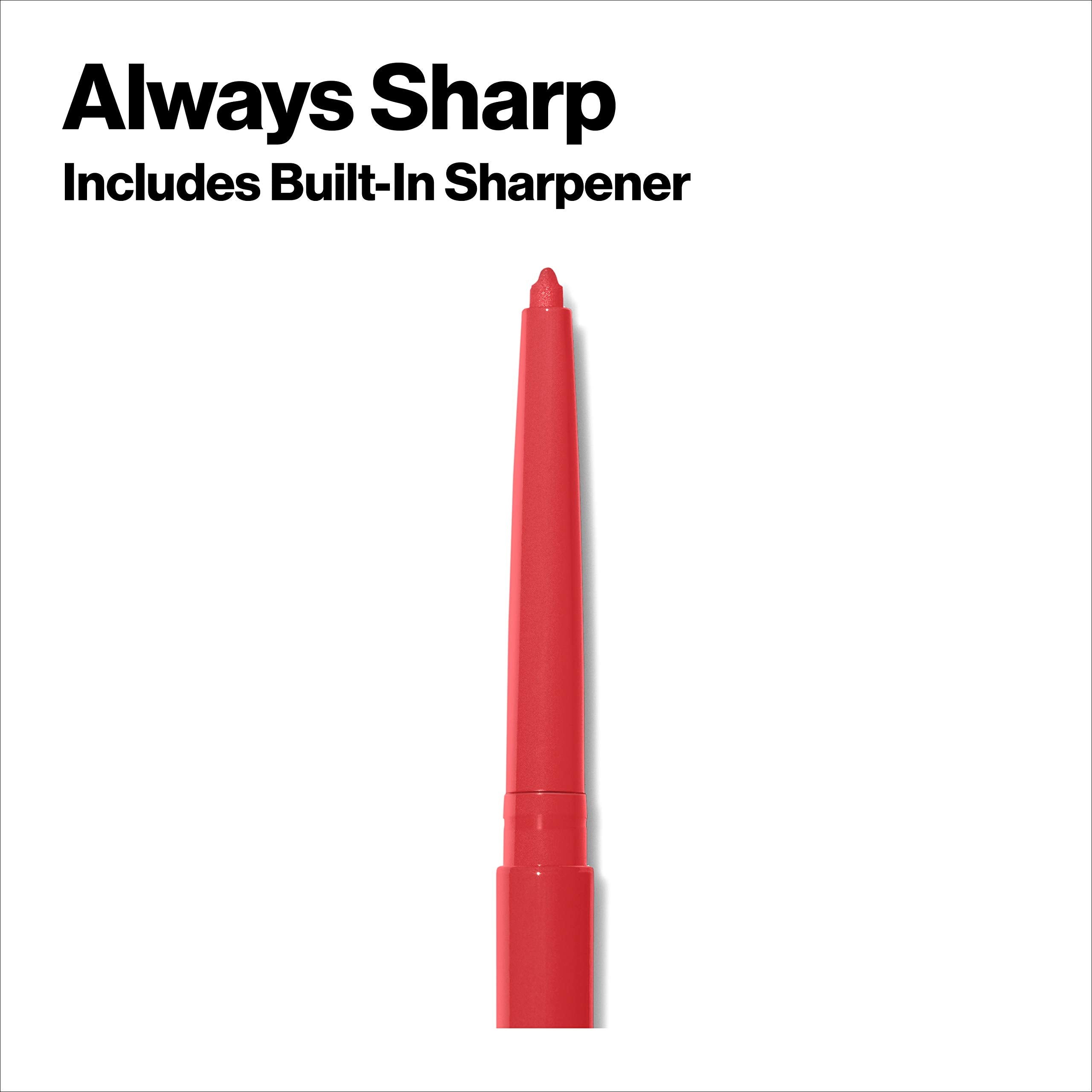 Revlon ColorStay lip liner paired with Super Lustrous lipstick for enhanced longevity