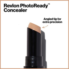 Revlon concealer angled tip closeup demonstrating precision applicator for targeted coverage benefit