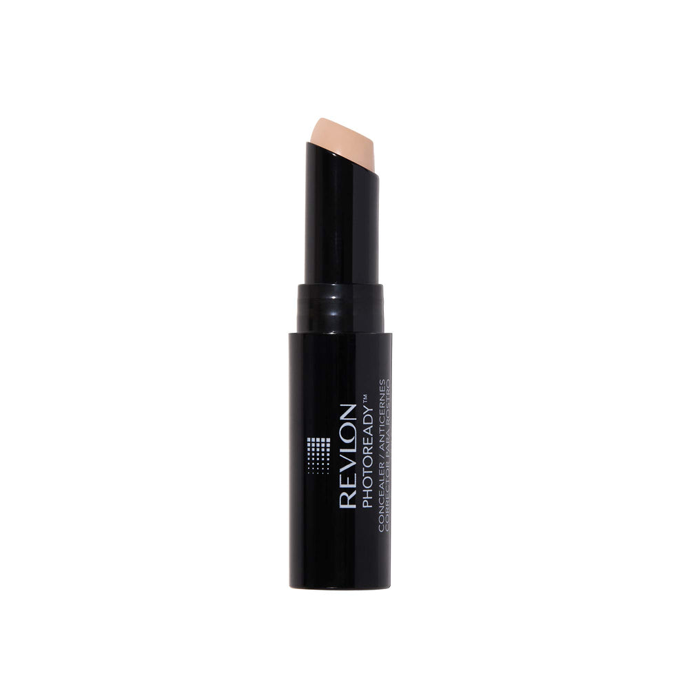 Revlon concealer stick front packaging showing compact travel-ready design and shade