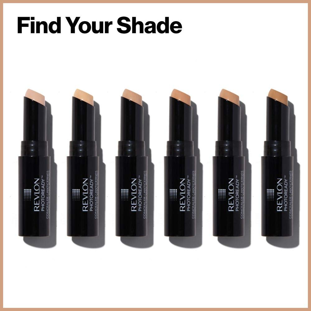 Revlon concealer in hand for size and scale demonstrating portable convenience