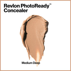 Revlon swatches on forearm displaying shade 005 Medium Deep and blendability