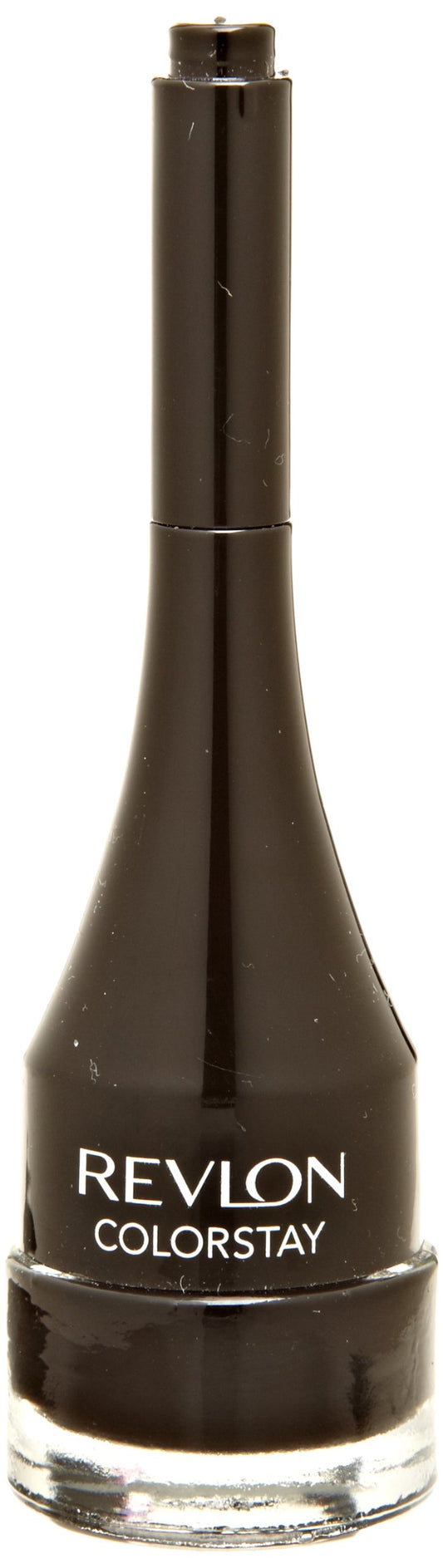 Revlon precision brush picking up product showing fine tip for accurate application benefit control