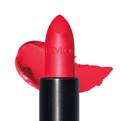 Revlon embossed bullet close-up highlighting texture and premium packaging benefit