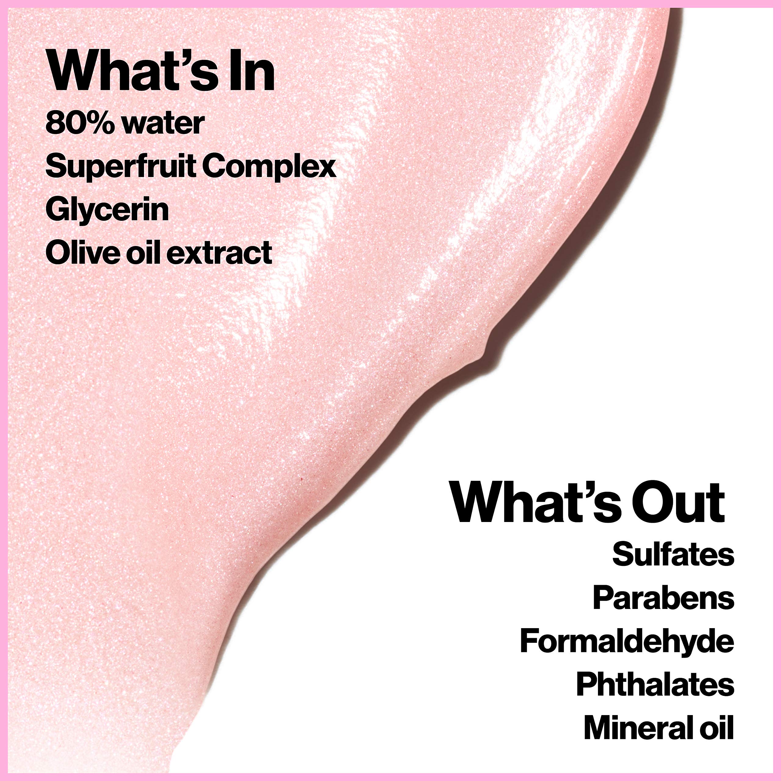 Revlon face gloss applied under foundation demonstrating smoother, luminous base finish