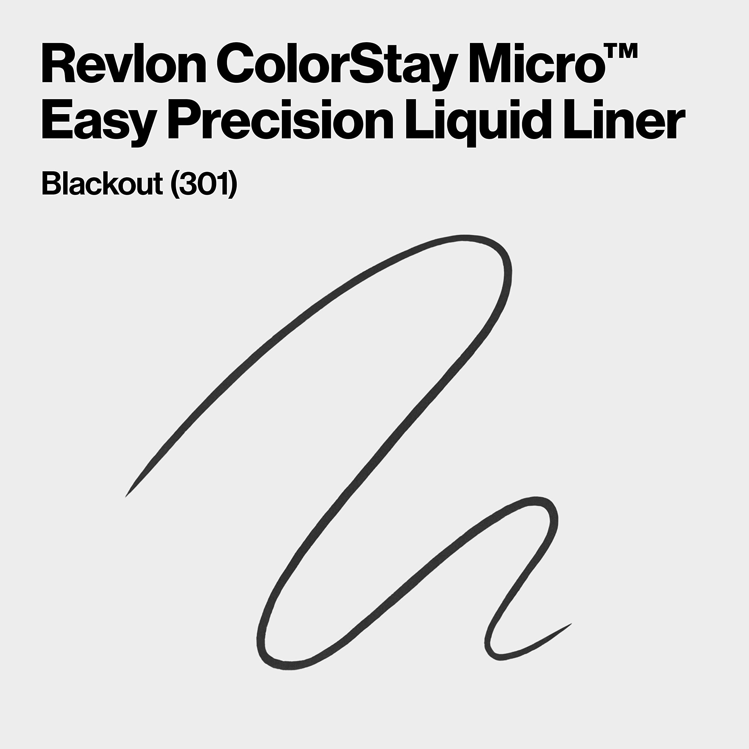 REVLON felt-tip closeup highlighting 0.1mm micro-tip for precise thin lines and control