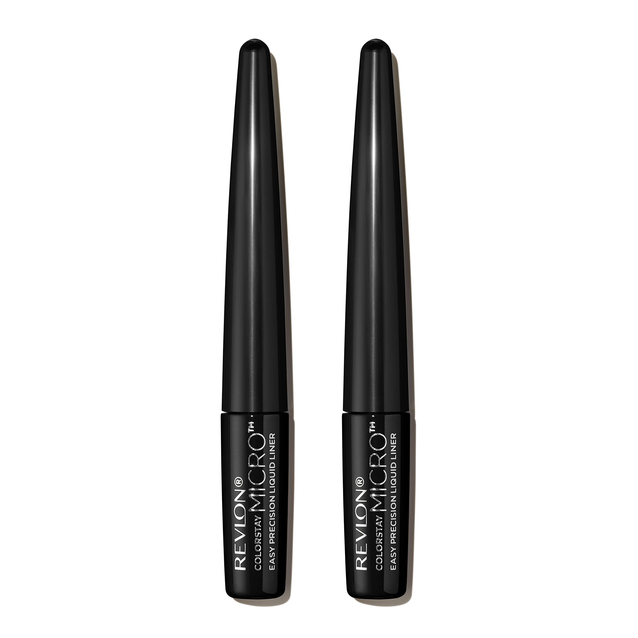REVLON product front packaging showing dual 301 Blackout liners and clear labeling benefit long wear