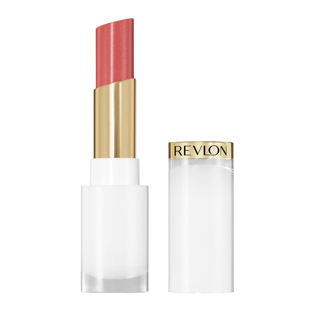 REVLON front packaging showing glossy tinted balm and easy-to-apply benefits