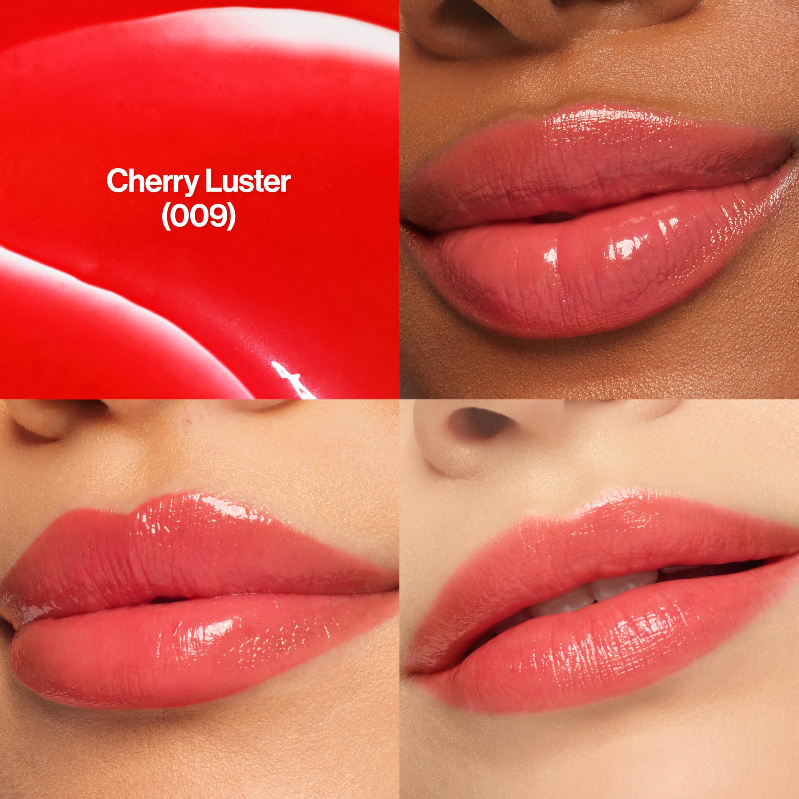 REVLON close-up of balm bullet texture highlights smooth glide benefit