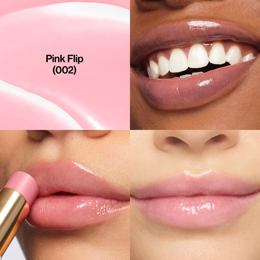 REVLON open twist-up balm applicator demonstrating easy application benefit