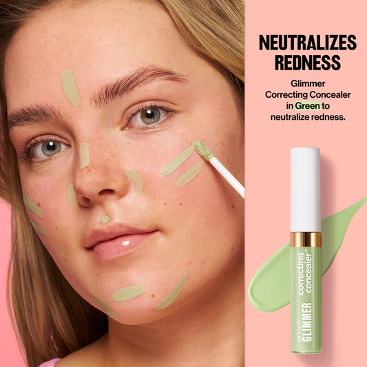Revlon Glimmer applicator closeup illustrating precise targeted application