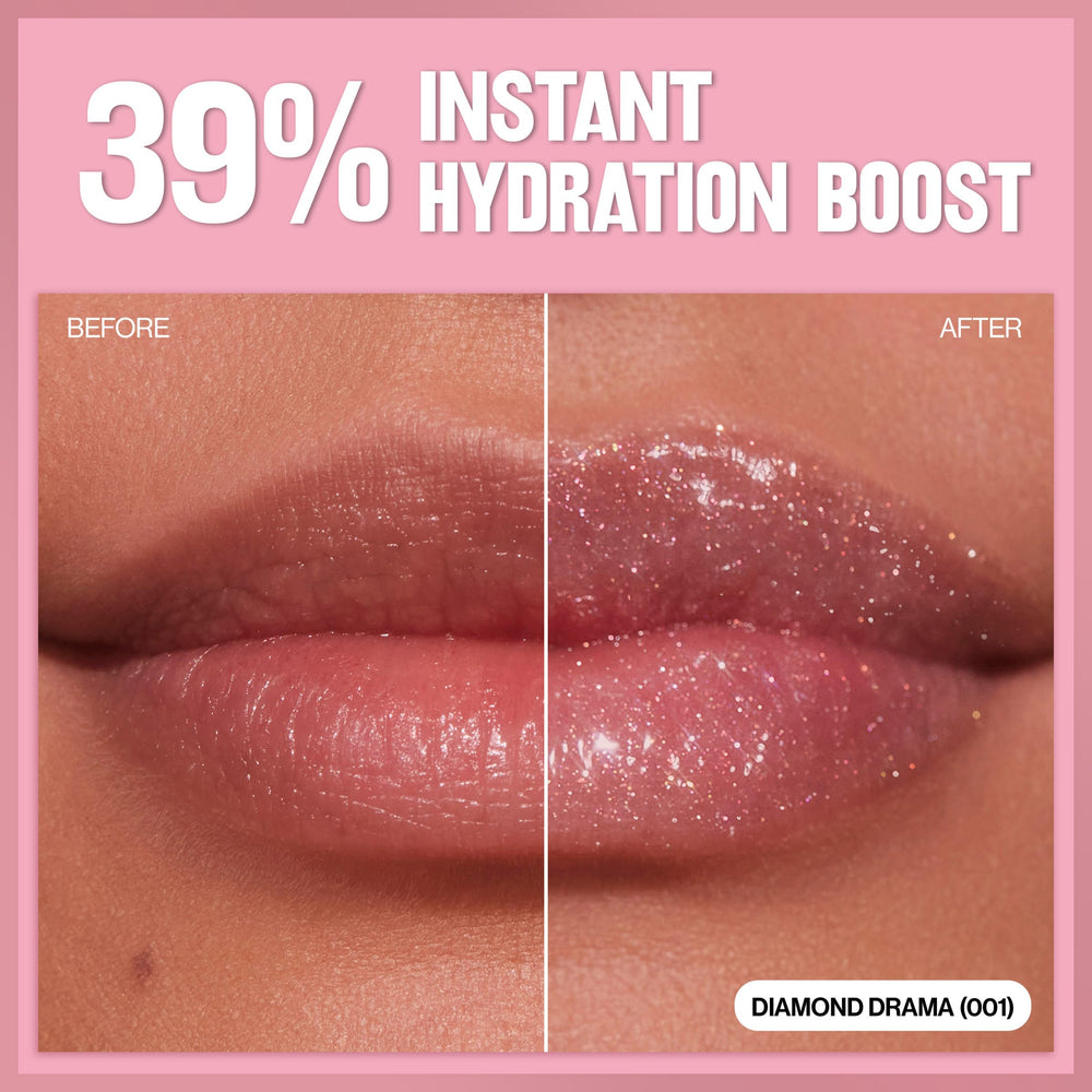 REVLON oversized applicator poised to apply for even glossy coverage