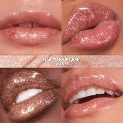 REVLON glimmer gloss oversized applicator closeup for even shimmer application