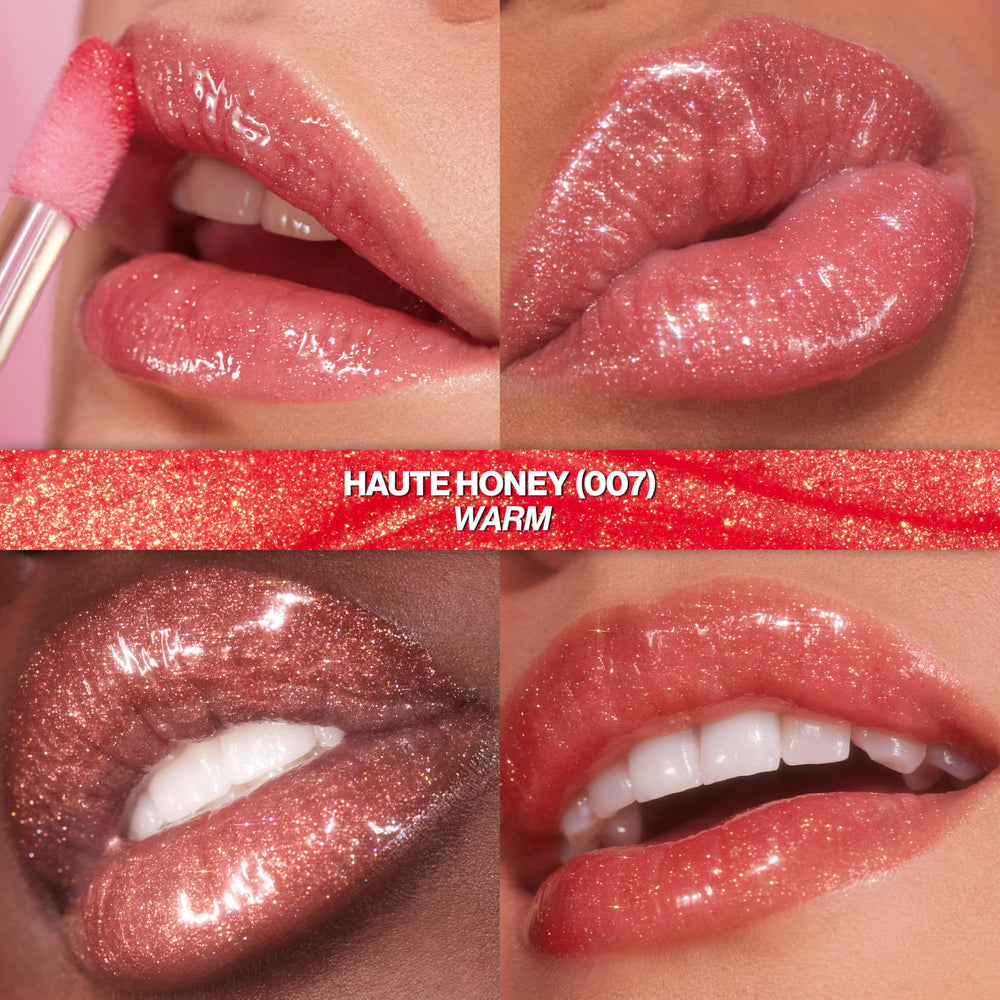 REVLON applicator close-up delivering even, generous gloss coverage