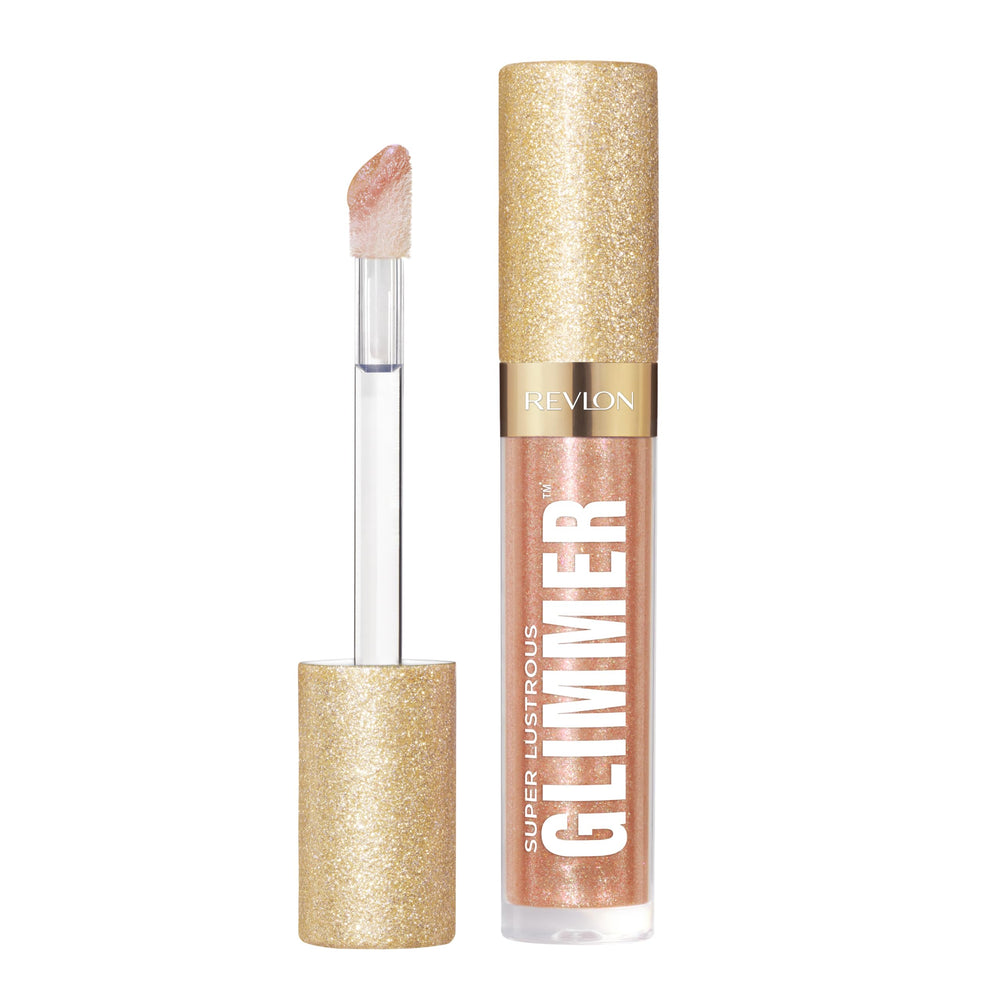 REVLON glimmer gloss front packaging showing shade and glossy finish benefit