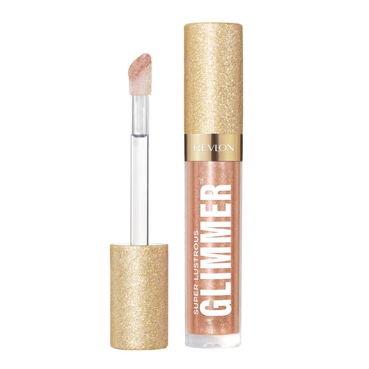REVLON glimmer gloss front packaging showing shade and glossy finish benefit