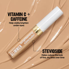 Revlon Glimmer shade 145 close-up showing peachy undertone that neutralizes dark circles